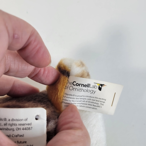Wild Republic Audubon Birds With bird calls red tailed hawk 6" with tags - Picture 9 of 9